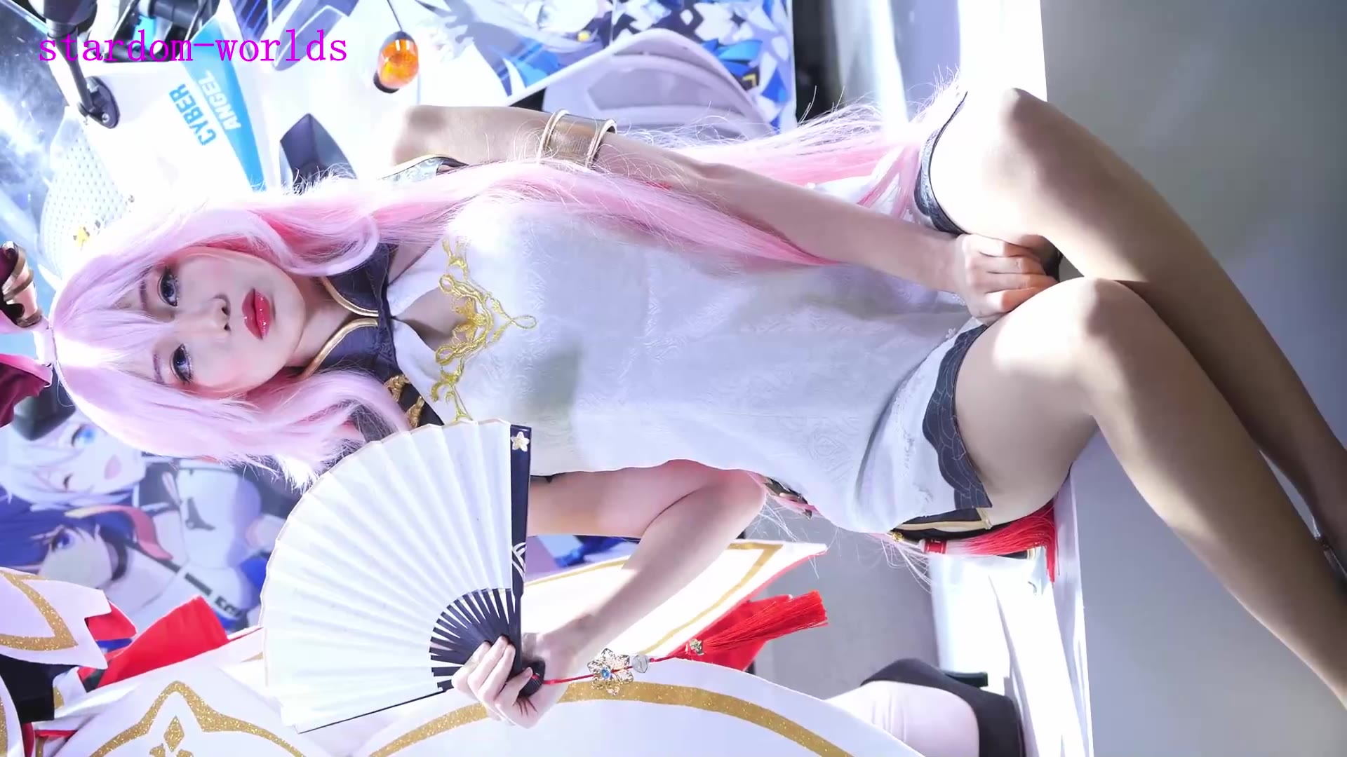 崩坏3八重樱 Cosplay漫展动漫游戏展 g-star2019 可爱旗袍萌妹
